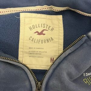 Hollister Navy Zip-Up Jacket